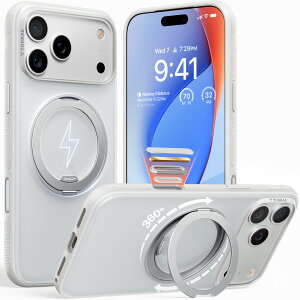 20%OFF�ITORRAS �P�[�X iphone17 promax �P�[�X magsafe �P�[�X 360�x��] MagSafe�Ή� �X�^���h �[���}�C�� �}�O�l�b�g �ČRMIL�K�i �ϏՌ� �z���C�g �u���b�N Ostand O3 Fitness