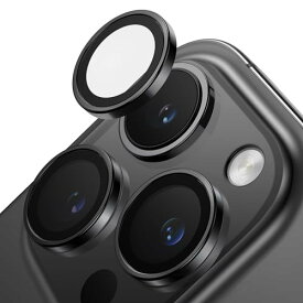 【置くだけ装着完了】iPhone15 iPhone15Pro レンズ保護フィルム TORRAS カメラフィルム 高透過率 9H強化ガラス キズ防止 剥がれ防止 耐衝撃保護フィルム LensGuard