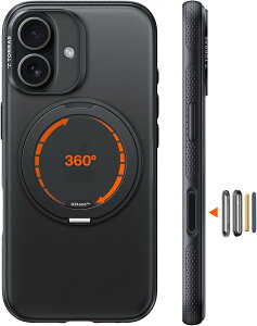 P20�{�I�y�}�b�g�������zTORRAS iPhone17�P�[�X iPhone17Pro�P�[�X iPhone17Pro Max �P�[�X iPhone17air iPhone16 15 Pro 360�x��] �}�O�l�b�g���� MagSafe�Ή� �ČR�K�i �ϏՌ� �����O �w��h�~ �����Y�ی� Ostand O3 Fi