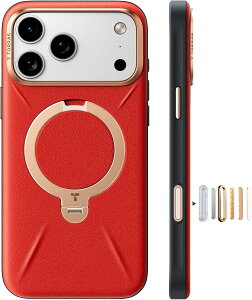 �y�����v�zTORRAS iPhone 17 iPhone 17 Pro �P�[�X iPhone 17 Pro Max �P�[�X iPhone 16 Pro �P�[�X 360�x �[���}�C���X�^���h �����O �}�O�l�b�g���� MagSafe�Ή� ���C�����X�[�d �ČR�K�i �ϏՌ� Ostand Q3 ���U�[�g