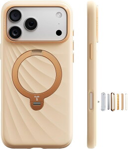 20�{�|�C���g�A�b�v�I�y���Ȃӂ��G��×�X�^���h��́zTORRAS iPhone17 �P�[�X �V���R�� iPhone17Pro/17ProMax �P�[�X �����O�X�^���h MagSafe�Ή� ���C�����X�[�d�Ή� ���킢�� �y�� �ϏՌ� iPhone17/17Pro/1