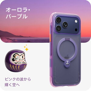 P20�{�ITORRAS iPhone 17 Pro / 17 Pro Max / 16 Pro / 16 Pro Max �Ή� MagSafe�Ή� �����ی�P�[�X ���� �n�C�u���b�h �ϏՌ� �X�^���h�t�� �X�}�z�P�[�X ���ς��ɂ��� �����Y�ی� �����h�~ �}�O�l�b�g���� 360