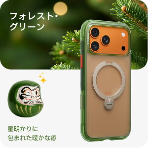 P20�{�ITORRAS iPhone 17 Pro / 17 Pro Max / 16 Pro / 16 Pro Max �Ή� MagSafe�Ή� �����ی�P�[�X ���� �n�C�u���b�h �ϏՌ� �X�^���h�t�� �X�}�z�P�[�X ���ς��ɂ��� �����Y�ی� �����h�~ �}�O�l�b�g���� 360