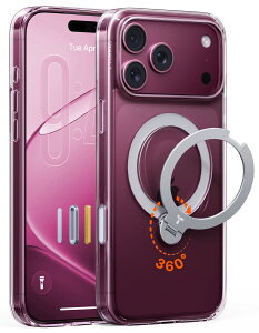 TORRAS iPhone 18 pro �Ή��@�X�^���h�P�[�X�@�����@�N���A�@Ostand Q3 Spin