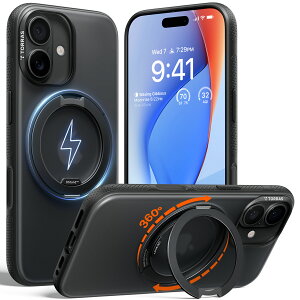 TORRAS iPhone 2025 �p�P�[�X �y�J�`�J�`�E���@�\360�x��]�X�^���h�z�����O Ostand O3 Fitness MagSafe�Ή� �ČRMIL�K�i�ϏՌ� �X�^���h �w��h�~ ���ϖh�~ �J�����R���g���[���{�^���t�� �X�g���b�v�z�[