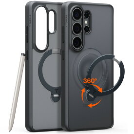 【360度回転】TORRAS Galaxy S26 Ultra ケース Google Pixel 10 10Proケース【ゼンマイ式スタンド × 3倍米軍MIL規格】Google Pixel 9 9Proケース MagSafe対応 縦横両対応 強磁力リング スタンドケース 耐衝撃 指紋防止 レンズ保護「Ostand Q3 Spin」