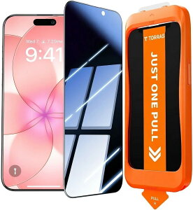 TORRAS iPhone 17/ 17 pro/17 promax/17e/16/15 �K���X�t�B���� �`�����h�~ �ی�t�B���� �q��F���K���X �̂������h�~ ���ϋv �ČR�K�i ���炳�� �w��h�~ �����v���K�C�h�g�t�� �A�C�z���S�ʕی� 9H�z��