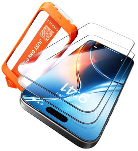 �y2���Z�b�g�ziPhone17 / 17Pro / 17ProMax / 17Air / 16 / 16Plus / 16Pro / 16ProMax / 15 / 14 / 13 �Ή� �K���X�t�B���� �S�ʕی� 9H�d�x �����K���X ���� ������ �w��h�~ �C�A�h�~ �\��t���ȒP �K���X�b�L��(Glass