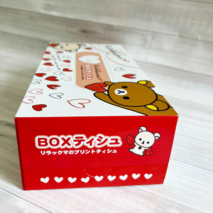 楽天市場 かわいいリラックマ柄 ボックス ティッシュ キャラクター 130組 30入 キャラクター インテリア お歳暮 お中元 プレゼント リビング 土佐からの贈り物