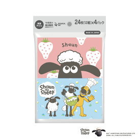 【ひつじのショーン：保湿ポケットティッシュひつじのショーン（4パック×60個）】ひつじのショーン 保湿ポケットティッシュ｜強くてしなやかな “清流ティッシュ”