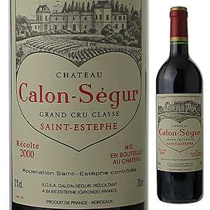 送料無料 2021年最新海外 シャトー カロン セギュール 【代引き不可】 2007 Chateau 赤 Segur 750ml Calon