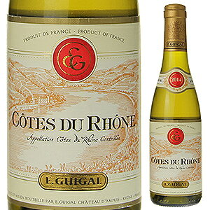 【6本〜送料無料】 [375ml]コート デュ ローヌ ブラン 2016 E ギガル [ハーフボトル][白]Cotes Du Rhone Blanc E.guigal
