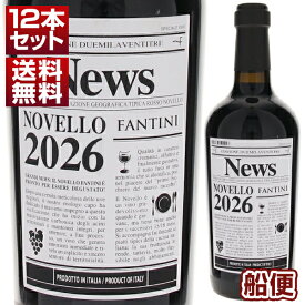 【6本〜送料無料】[船便27年1月出荷] ヴィーノ ノヴェッロ 2026 ファルネーゼ 赤ワイン イタリア 750ml 新酒 予約商品 サンジョヴェーゼ アブルッツォ 果実味 フレッシュ 敬老の日