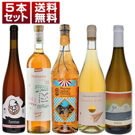 【送料無料】オレンジワイン イタリア 人気 自然派 飲み比べ 5本セット ワインセット 白 白ワイン オレンジワイン (750ml×5) 自然派 敬老の日