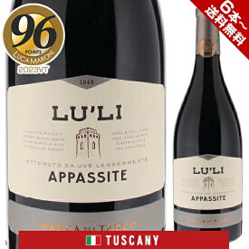【6本〜送料無料】ルリ アッパッシーテ 2023 マスカ デル タッコ 赤ワイン イタリア 750ml ランブルスコ プーリア フルーティ バレンタインギフト ホワイトデーギフト