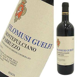 【6本〜送料無料】モンテプルチアーノ ダブルッツォ 2017 フィロムージ グエルフィ 750ml [赤]Montepulciano D'abruzzo Filomusi Guelfi