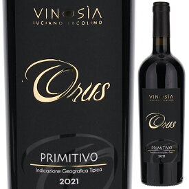 【6本～送料無料】ヴィノジア プリミティーヴォ オルス 2022 赤ワイン プリミティーヴォ イタリア 750ml