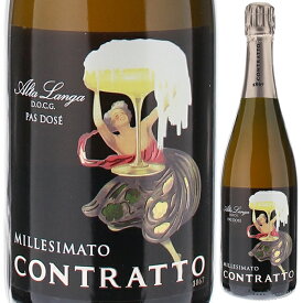 【6本～送料無料】コントラット ミッレジマート アルタ ランガ パドゼ 2019 スパークリング 白ワイン イタリア 750ml