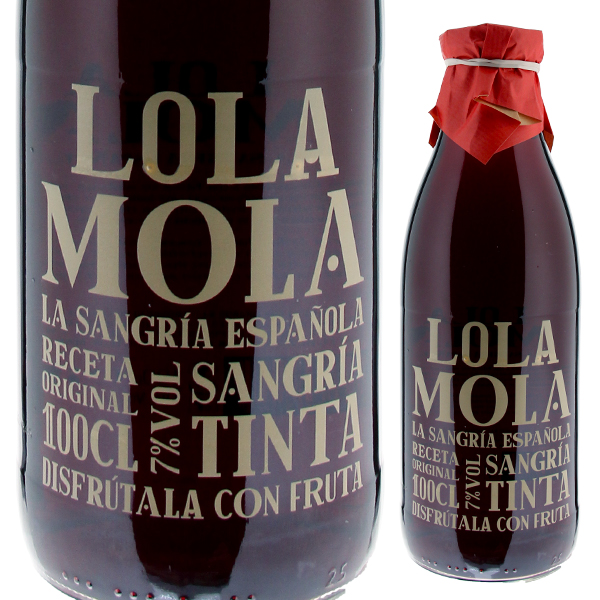<br>ロラ モラ サングリア NV 甘味果実酒テンプラニーリョ スペイン 1000ml