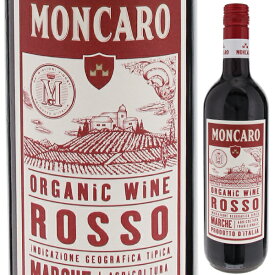 P3倍【6本～送料無料】モンカロ マルケ ロッソ オーガニック 2021 赤ワイン イタリア 750ml スクリューキャップ