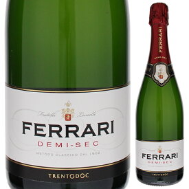 【6本～送料無料】フェッラーリ ドゥミ セック NV スパークリング 白ワイン シャルドネ イタリア 750ml