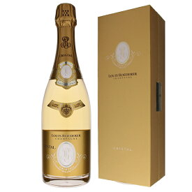 【送料無料】ルイ ロデレール クリスタル ボックス 正規品 ギフトボックス入り 2015 スパークリング 白ワイン シャンパン フランス 750ml