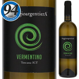【6本～送料無料】ポッジョ アルジェンティエラ ヴェルメンティーノ トスカーナ 2021 白ワイン ヴェルメンティーノ イタリア 750ml