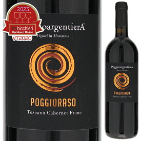 【6本〜送料無料】ポッジョ アルジェンティエラ ポッジョラーゾ 2020 赤ワイン カベルネ フラン イタリア 750ml ビオロジック
