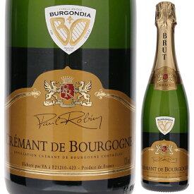 【6本～送料無料】ポール ロバン クレマン ド ブルゴーニュ ブリュット 2020 スパークリング 白ワイン フランス 750ml