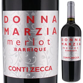 【6本～送料無料】コンティ ゼッカ ドンナ マルツィア メルロー オーク樽熟成 2021 赤ワイン イタリア 750ml