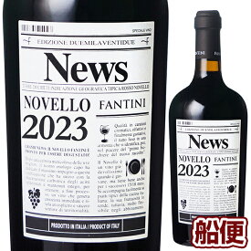【6本～送料無料】[船便]ヴィーノ ノヴェッロ テッレ ディ キエティ ファルネーゼ 2023 赤ワイン イタリア 750ml