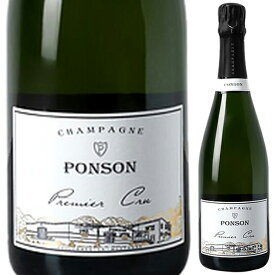 【6本〜送料無料】ポンソン プルミエ クリュ エクストラ ブリュット NV スパークリング 白ワイン シャンパン フランス 750ml