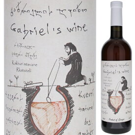 【6本～送料無料】ガブリエルズ ワイン ルカツィテリ ムツヴァネ 2021 白ワイン ジョージア 750ml
