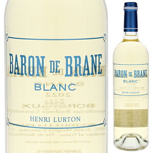 【6本〜送料無料】バロン ド ブラーヌ ブラン 2023 シャトー ブラーヌ カントナック 白ワイン フランス 750ml サステナブル農法 ソーヴィニヨン ブラン ボルドー 果実味