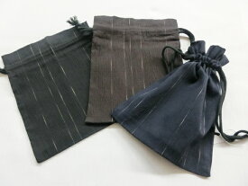 布巾着 近江ちぢみ巾着 きんちゃく 浴衣用 和装小物 バッグ お祭り 小物 子供、ハイジュニアから大人まで幅広く使えます。メンズ レディースでも 男物 紳士 yukata ゆかた バック メール便OK