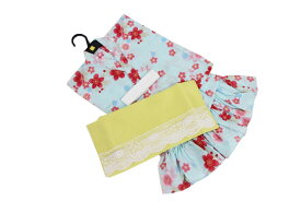 送料無料　訳あり 子供 浴衣ドレス 帯セット 100 110 120 130サイズ 兵児帯セット 綿100% 女の子 女児 ちびっこ キッズ kids 子供服 夏 お祭り 盆踊り ゆかた 花火大会 夕涼み メーカー処分品 未検品商品 メール便不可 送料込み