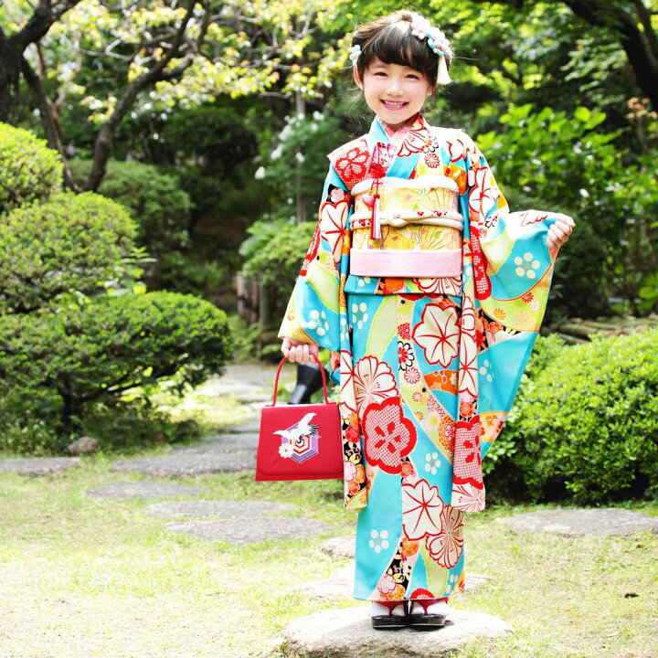 楽天市場】七五三 7歳 着物 正絹 七歳 七才 7才 7歳児用 女の子 単品 