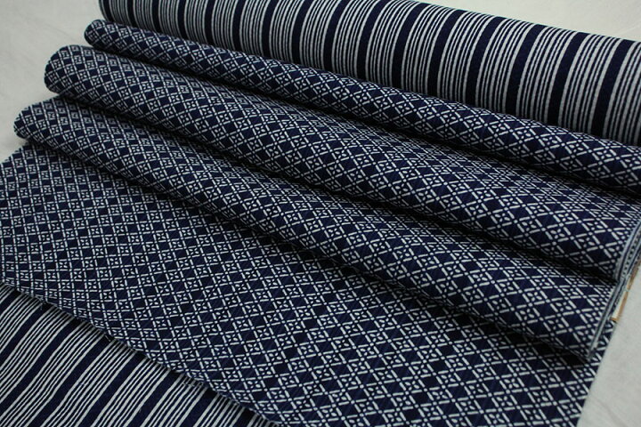 楽天市場】呉服屋 竺仙鑑製 男物 浴衣 反物 紺×白 現在は生産されて  