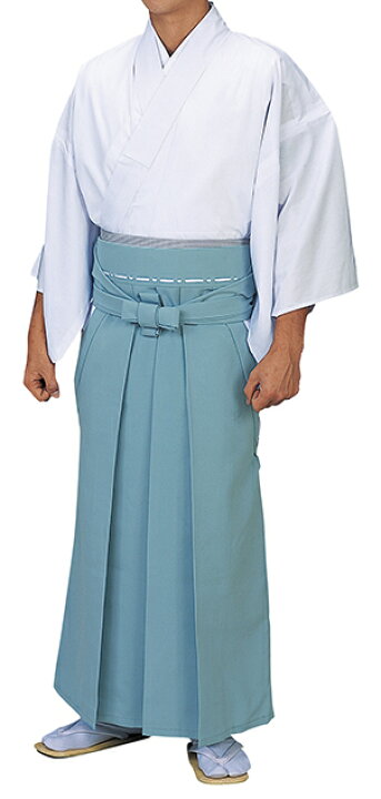 楽天市場】神寺用衣裳 神職用袴 景印 角マチ型 水色 取り寄せ商品 日本 