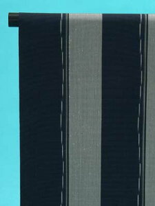 訳あり 十日町紬 反物(正絹) 紺×明るいグレー 縞 店舗キャリー在庫 カジュアル お稽古 ショッピング ランチ 着付け教室 たんもの 着尺 送料無料 送料込み