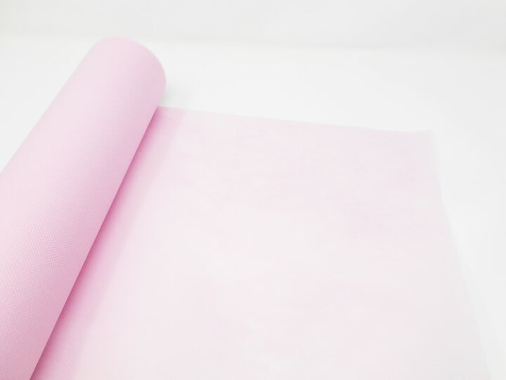 楽天市場 カラー不織布 生地 無地 ファブリック 手芸 ロール状トーレスno パステルピンク 1 050mm幅 5m巻 Tosepa 楽天市場店
