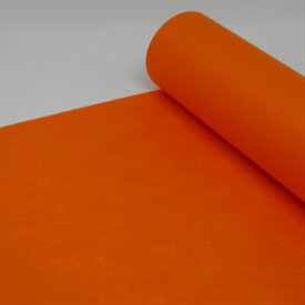 カラー不織布 生地 無地 ファブリック 手芸 ロール状スタンダードNO.2　オレンジ　1,000mm幅×5m巻