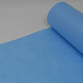 カラー不織布 生地 無地 ファブリック 手芸 ロール状スタンダードNO.6　ライトブルー　1,000mm幅×5m巻