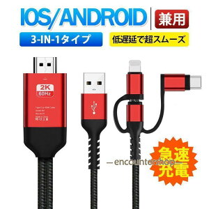 �~���[�����O�P�[�u�� HDMI�ύX�P�[�u�� �~���[�L���X�g Micro Type-C iPhone�R�l�N�^�[�t�� �X�g���[�~���O�[�� �e���r�ɃX�}�z�̉�ʂ��f��