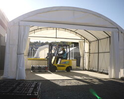 楽天市場 予約 １０月入荷 Shelldome シェルドーム バーチカル6ｘ4 テント倉庫 パイプ車庫 テントガレージ The Diy Depot 楽天市場店