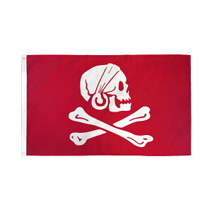 �A�E�g���b�g �y�A�����J���t���b�O�z �p�C���[�cHenry Avery Red Flag�i�w�����[�E�G�C�u��?/���b�h�j�y���[���։z 3×5ft�i150×90cm�j FP-041