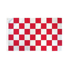 【アメリカンフラッグ】 赤白チェッカー【メール便可】Red&White Checkered Flag 3×5ft（150×90cm） CH-REDWHITE