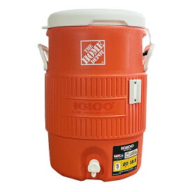 IGLOO（イグルー） THE HOME DEPOT 5GAL ウォータージャグ　ST ORANGE 大きい水筒 サーバー キーパー