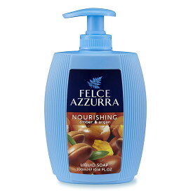 FELCE AZZURRA(フェルチェアズーラ）液体石鹸 ハンドソープ（ハンドウォッシュ）NOURISHING amber & argen　ナリシング　アンバー＆アルガン ADC4245