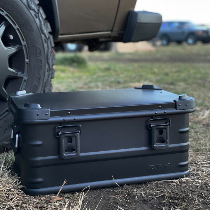 楽天市場】DELTA/MT Extreme X 39アルミコンテナ ブラック アルミ収納  
